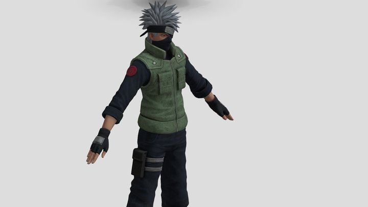 Kakashi hatake naruto Seneca 3D Model