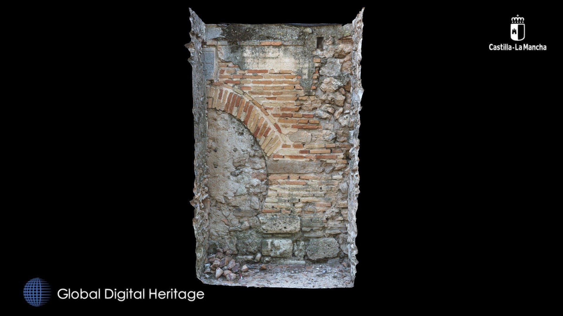 Remains of arrabal mosque, Calatrava la Vieja