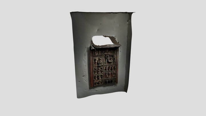 Palace door and lintel from Nigeria, August 2022 3D Model