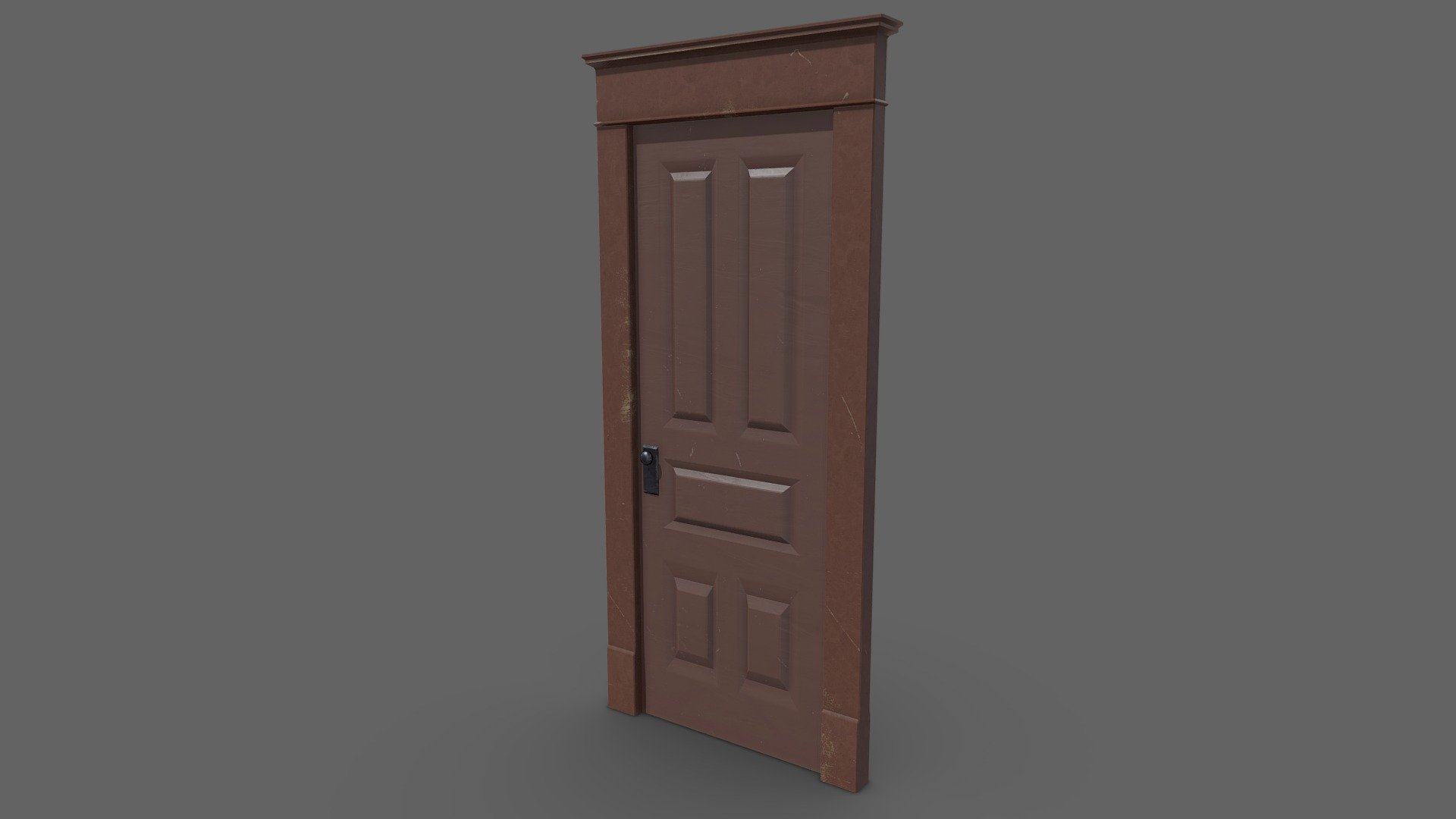 Old Squeaky Door - Buy Royalty Free 3d Model By Flynneastwood 