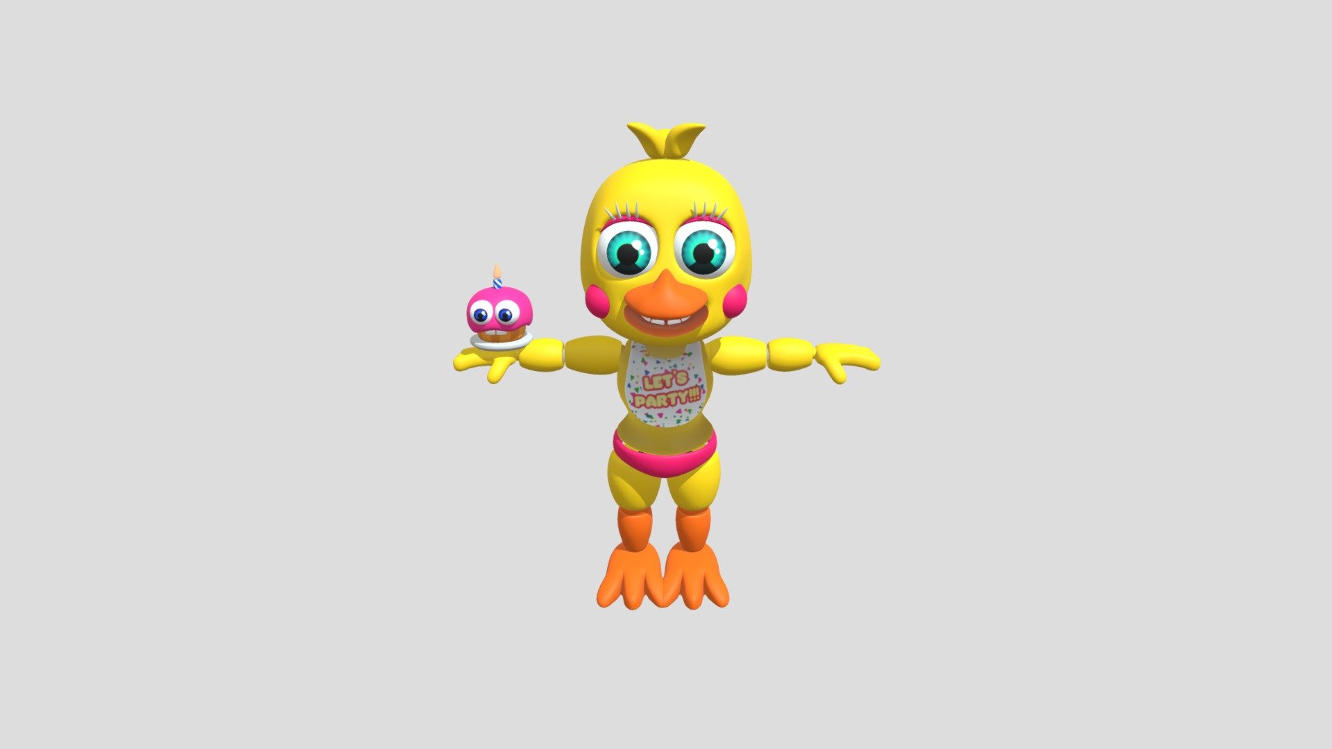 Adventure Toy Chica - Download Free 3D Model By Skylajade69 [9eea463 ...