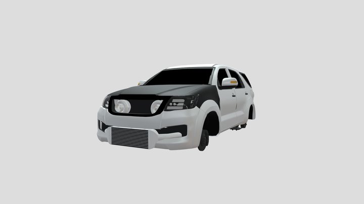 2012 Toyota Fortuner Tuned 3D Model