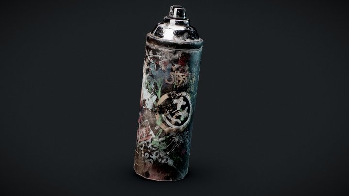 Graffiti Spray 3D Model