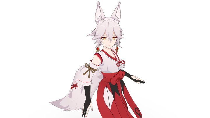 Kitsune Saiguu - Genshin Impact 3D Model