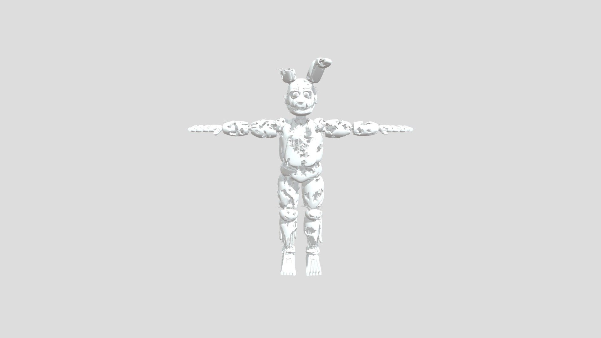 Springtrap - Download Free 3D model by Fnaf_p3d [9eed318] - Sketchfab