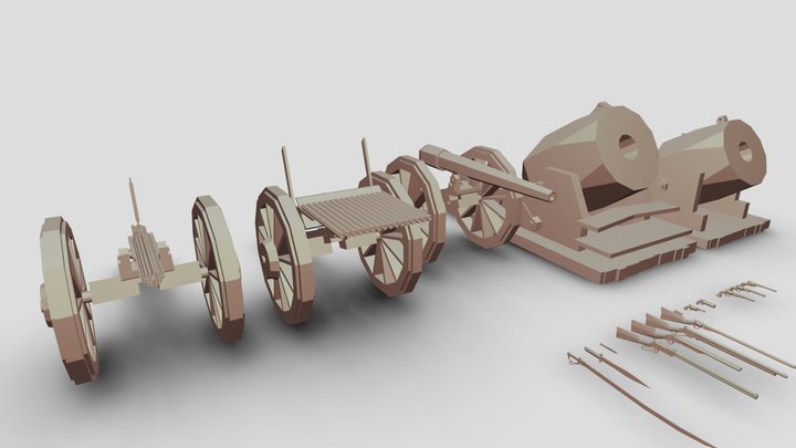 800'S- Weapon S 3D Model