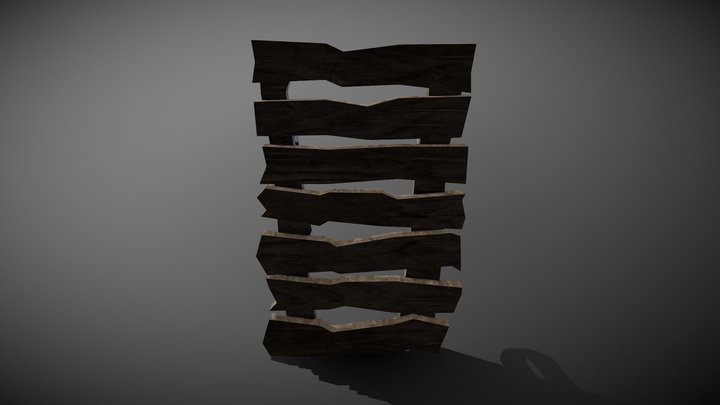 Wooden 3D Model