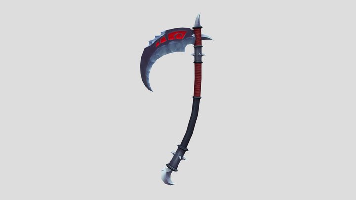 Stylized Scythe 3D Model