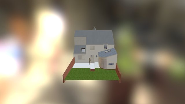 Kitchen extension to listed building 3D Model