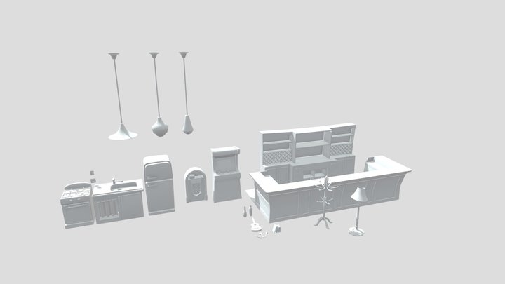 Muse - Interior Props 3D Model