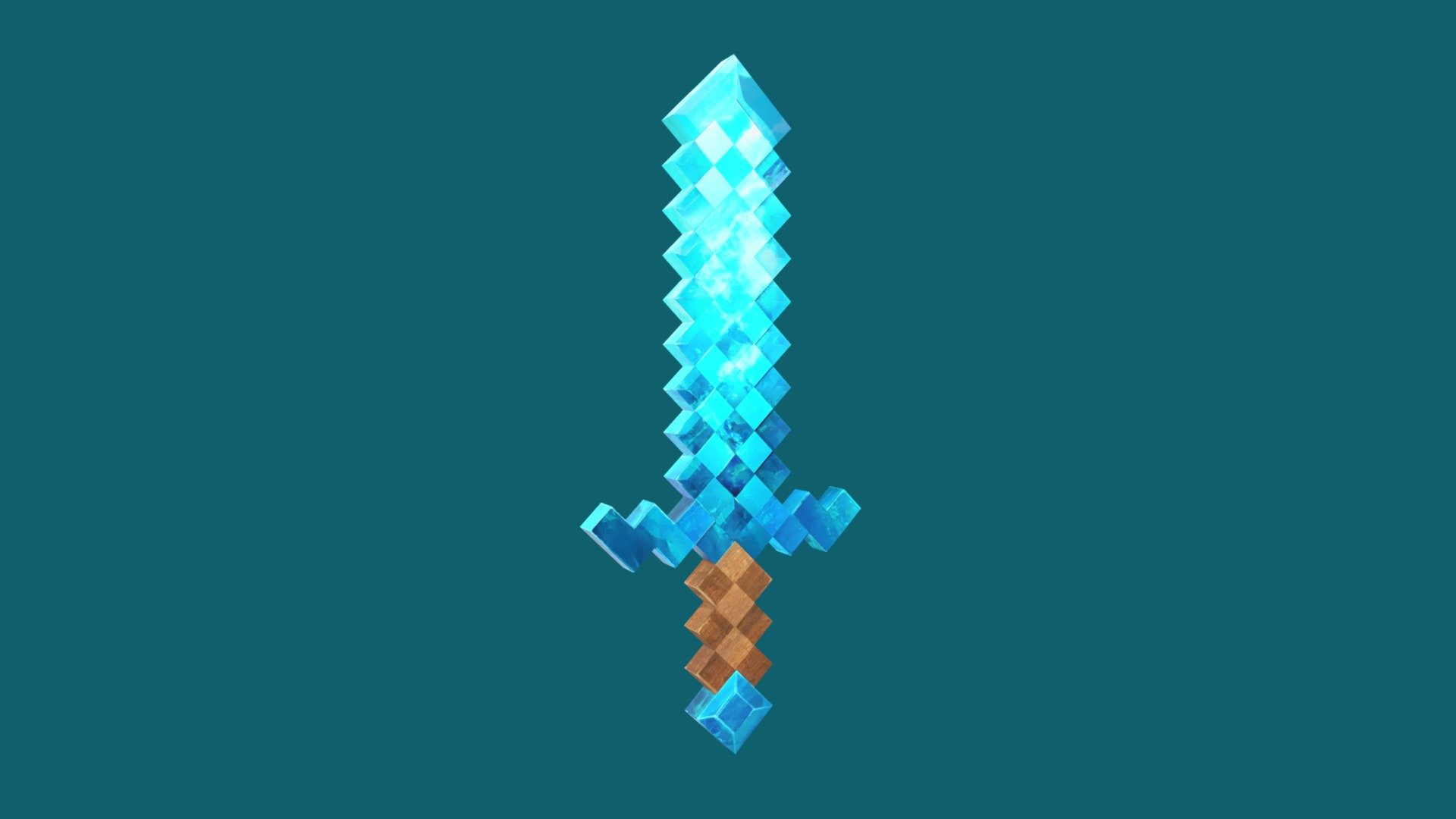 Minecraft_sword - Download Free 3D model by Editor (@Nikesketcher ...