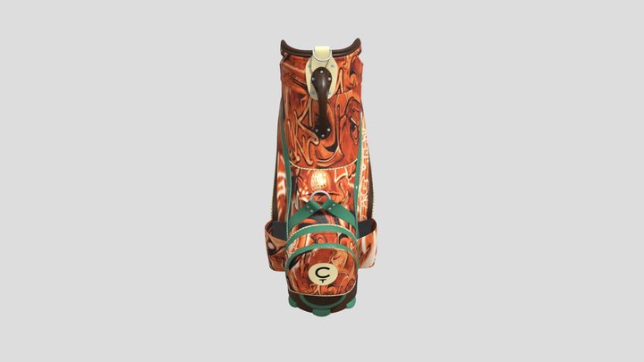 CLEEKS Art of Golf Entry 2025 - Seasonal Bag 3D Model