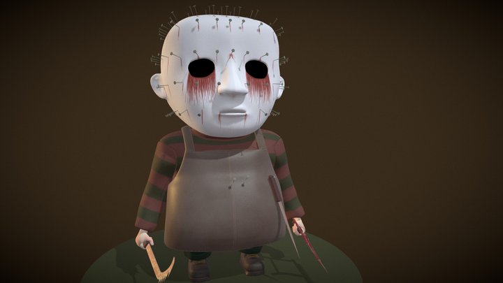 MixAHorrorCharacter 3D Model