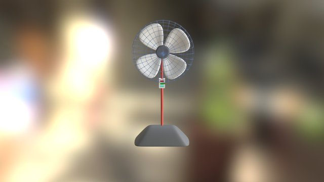 11 - Ventilador 3D Model