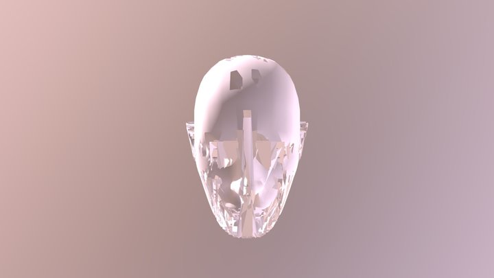 Head Glitch 3D Model