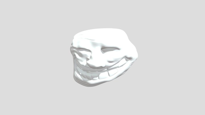 Trollface 3D Model
