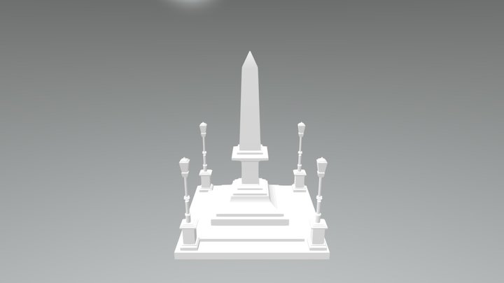 Obelisco Final 3D Model