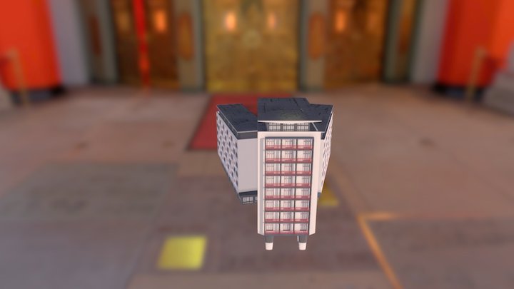 Perla - Residental Complex 3D Model