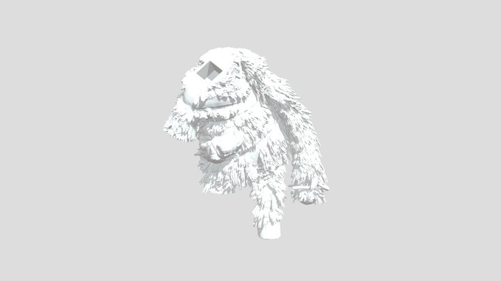 Withered Hggy Waggy (body) 3D Model