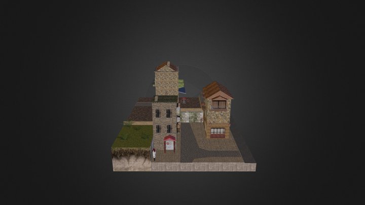 1DAE09_Hens_Nicolas_CityScene 3D Model
