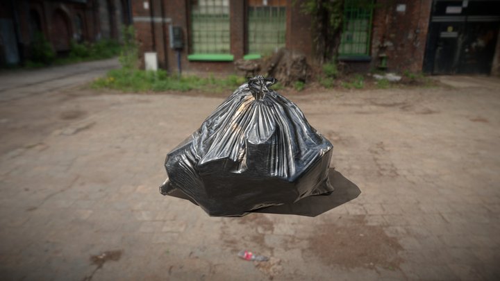 Trash Bag v2 free 3D Model