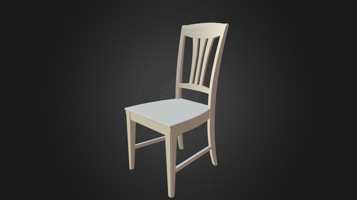 AC5005-03 Wooden Chair 3D Model