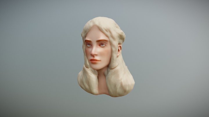 Khaleesi the Disney Princess 3D Model