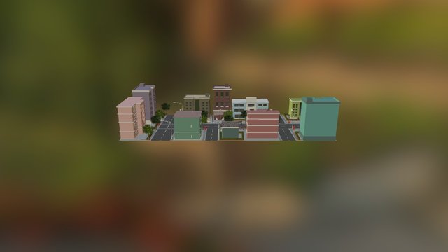 Town 3D Model