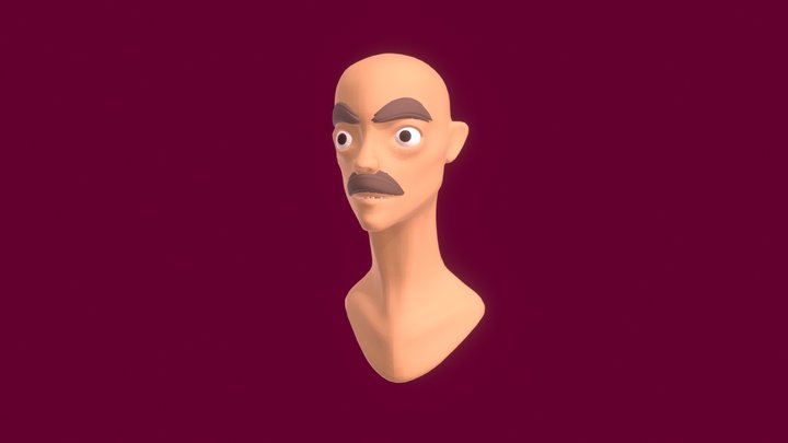 bald man 3D Model