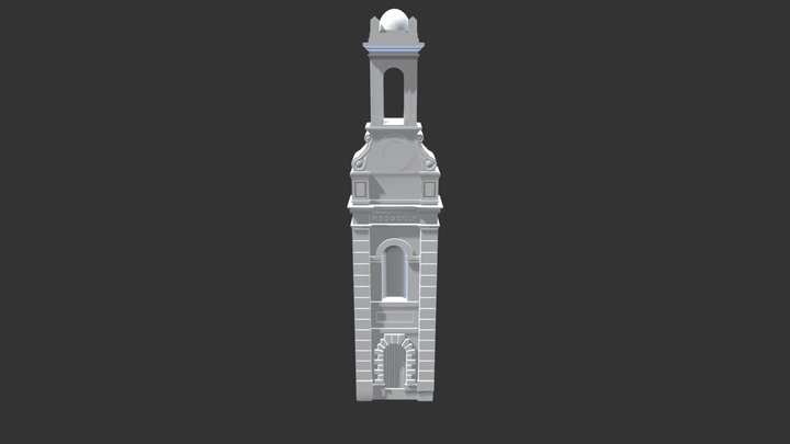 Bodmin's Turret Clock 3D Model