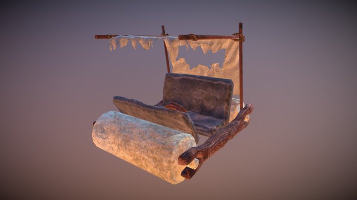 Flinstones Car V2 3D Model