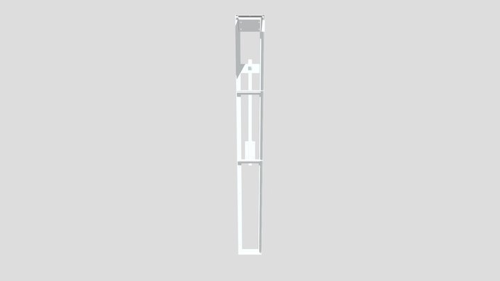 投光器架台1 3D Model