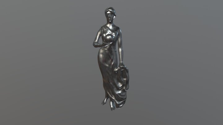 Female Statue A 3D Model