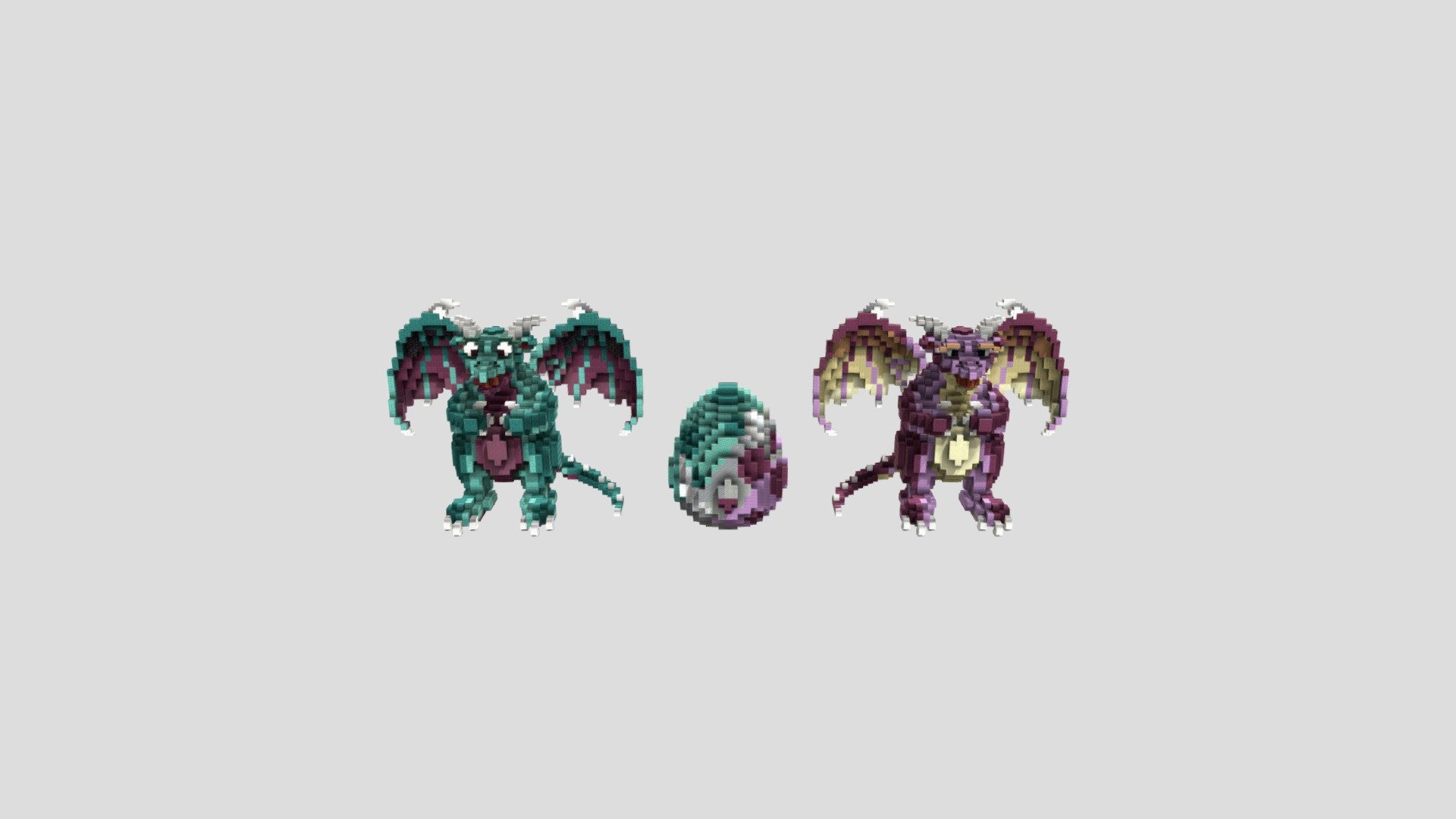 2dragons - 3D model by OperaliX [9efcc0d] - Sketchfab