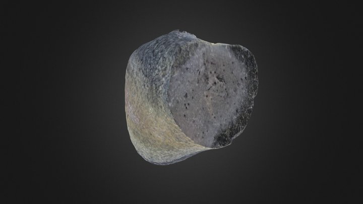 Igenous rock: Basalt (Pahoehoe lava rock) – Free 3D Model STL