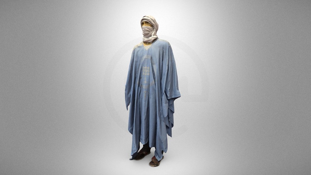 “Tekamist” men’s attire and “Tagulemust”- turban