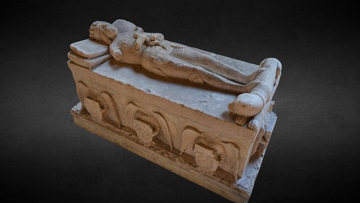 Sarcófago de Lope González de Quirós 3D Model