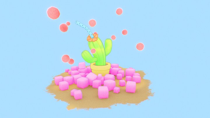 Cactus Juice || Sketchfab Weekly 3D Model
