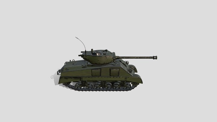 ShermanM4A2_76W 3D Model