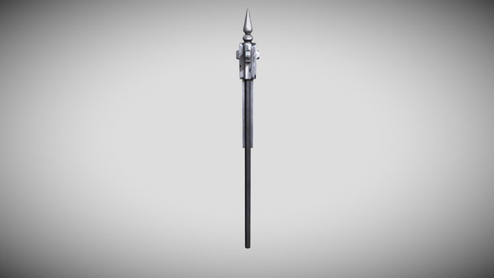 Stylized War Axe 3D Model