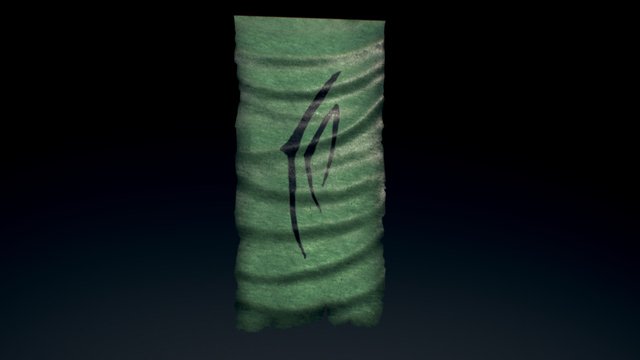 Low Poly Flag 3D Model