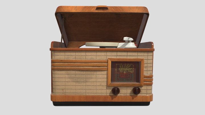 Polonez radio-gramophone – Free 3D Model STL