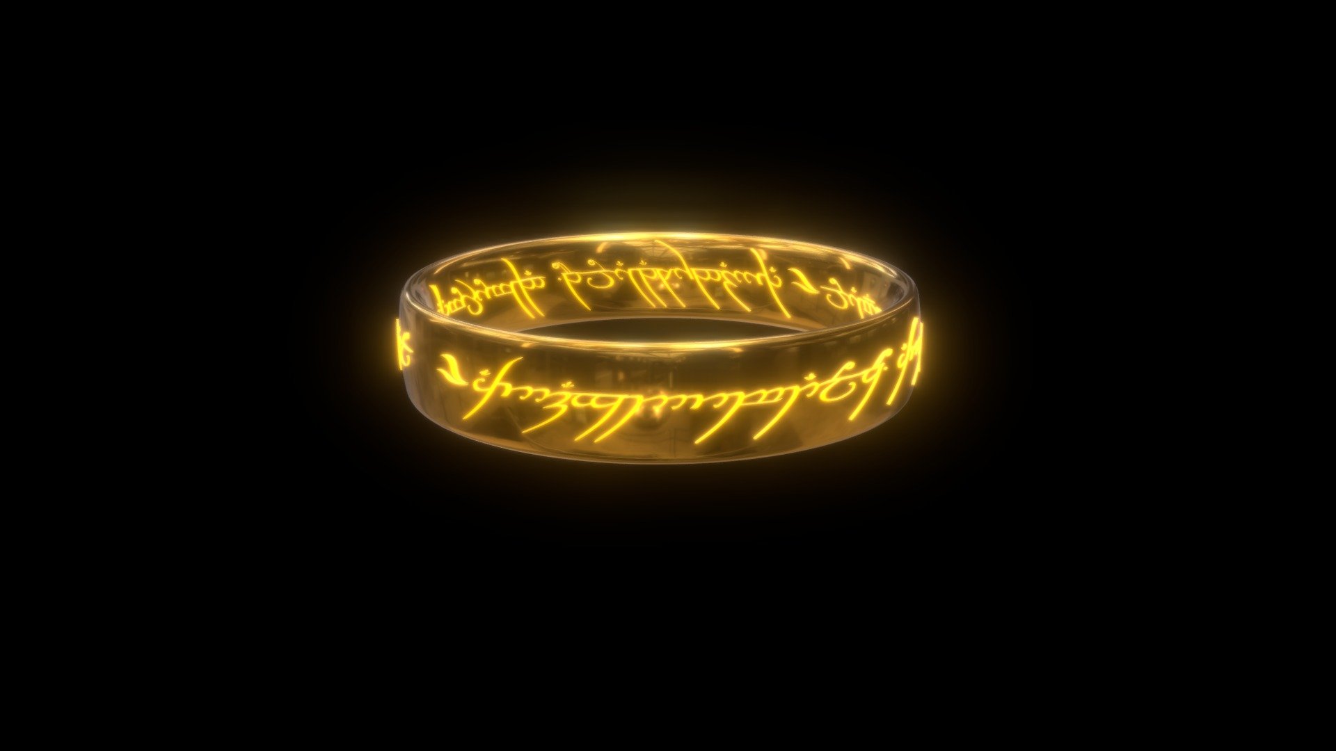 The one ring - 3D model by Demi (@Demi01) [9f02b7d] - Sketchfab