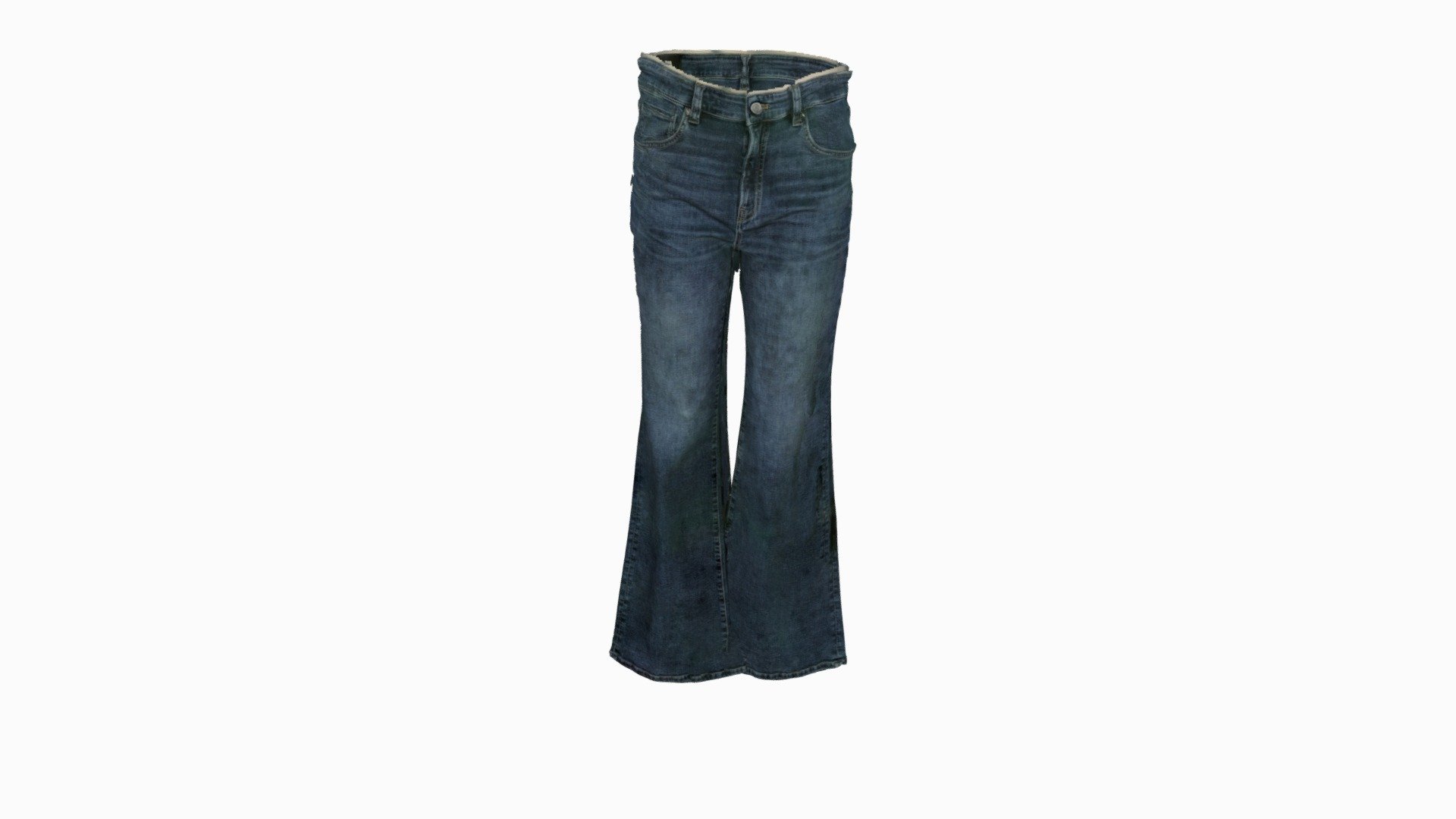 MASSIMO DUTTI HR SKINNY FLARED MEDIUM WASH - 3D model by mehdi ...