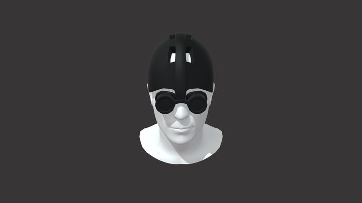 VR Helmet # 3 3D Model