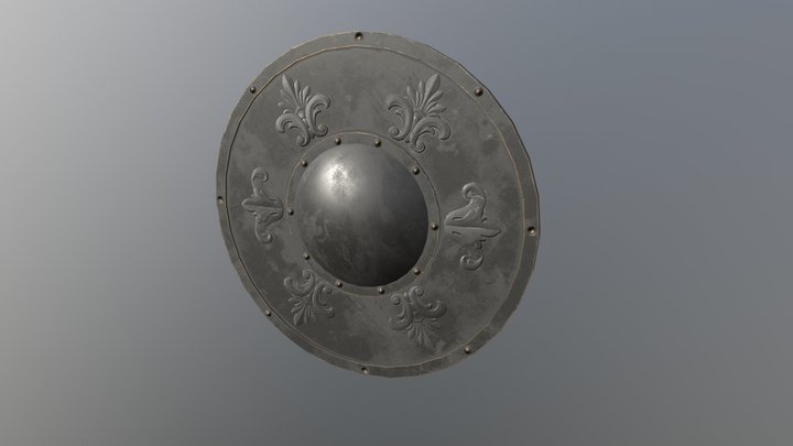 Buckler Shield 3D Model