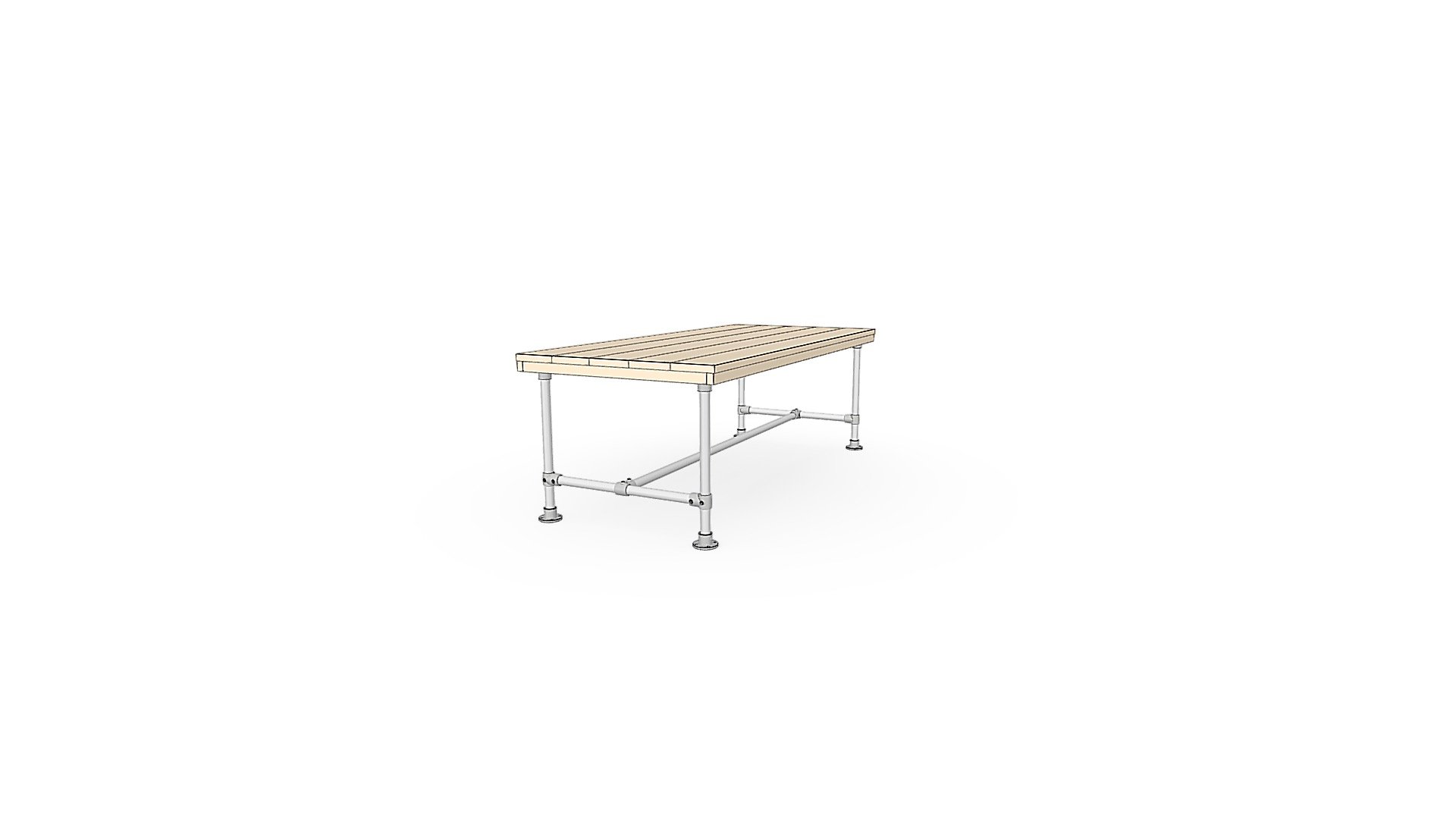 Tafel Linda B90xL220xH76