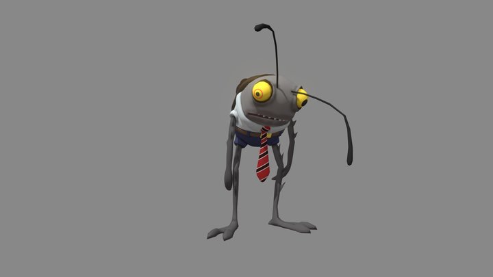 Business Bug Idle 3D Model