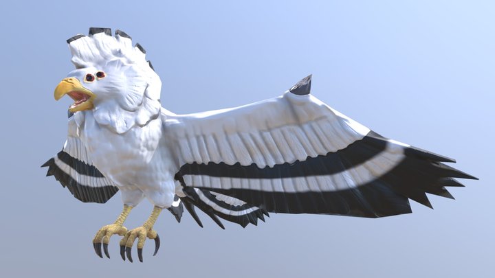 Shirogull | Creature model 3D Model