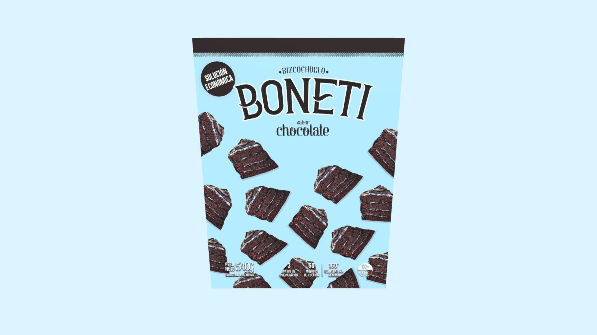 Bizcochuelo Chocolate Packaging